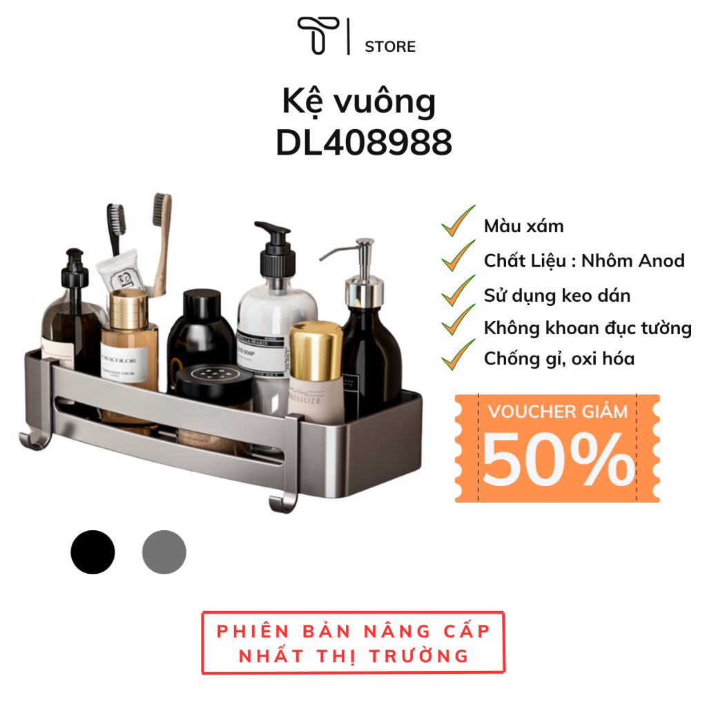 Kệ gắn góc tường TOPANO đựng đồ đa năng tiện lợi cho phòng tắm AL886288 | BigBuy360 - bigbuy360.vn
