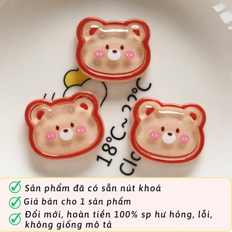 Jibbitz Crocs, Charm, Sticker Dép Hoạt Hình Xinh Xắn HQ92