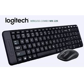 Bàn phím Logitech + chuột WL MK220