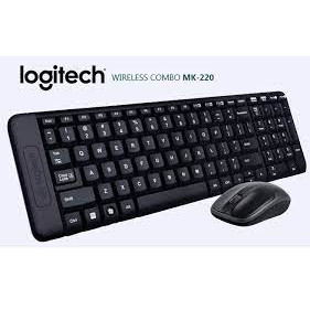 Bàn phím Logitech + chuột WL MK220