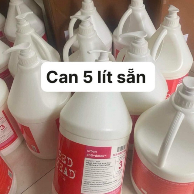 Gội xả Can Tigi 5 lít siêu thơm tiết kiệm cho salon