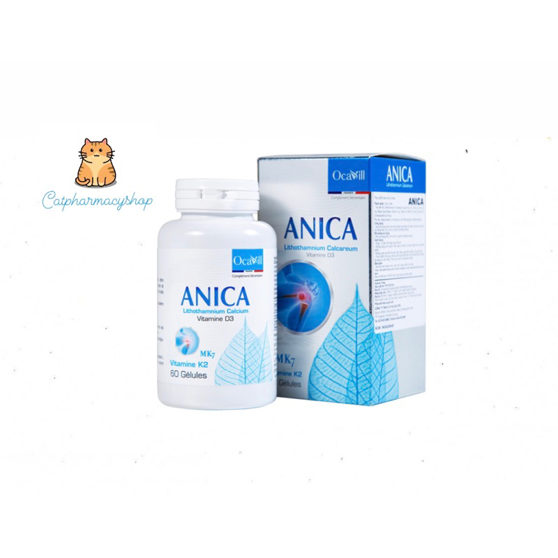 Viên uống Canxi Nano Anica 60v
