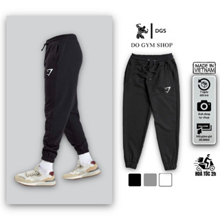 Quần jogger tập gym nam thể thao oversize DOGYMSHOP logo thêu, chất thun nỉ dày dặn QGQD4