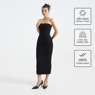 Váy Đầm Quây Dài Nữ BUSY Thun Tăm Rayon 2 Lớp Co Giãn Ôm Sát VQD