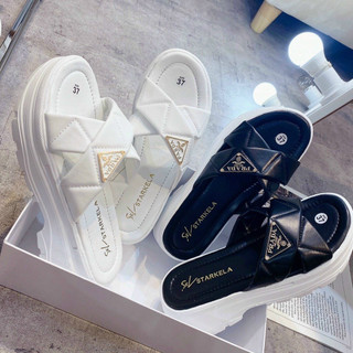Dép quai chéo nữ mẫu đẹp. Dép bánh mì nữ thời trang mẫu mới hot size 36 – 39