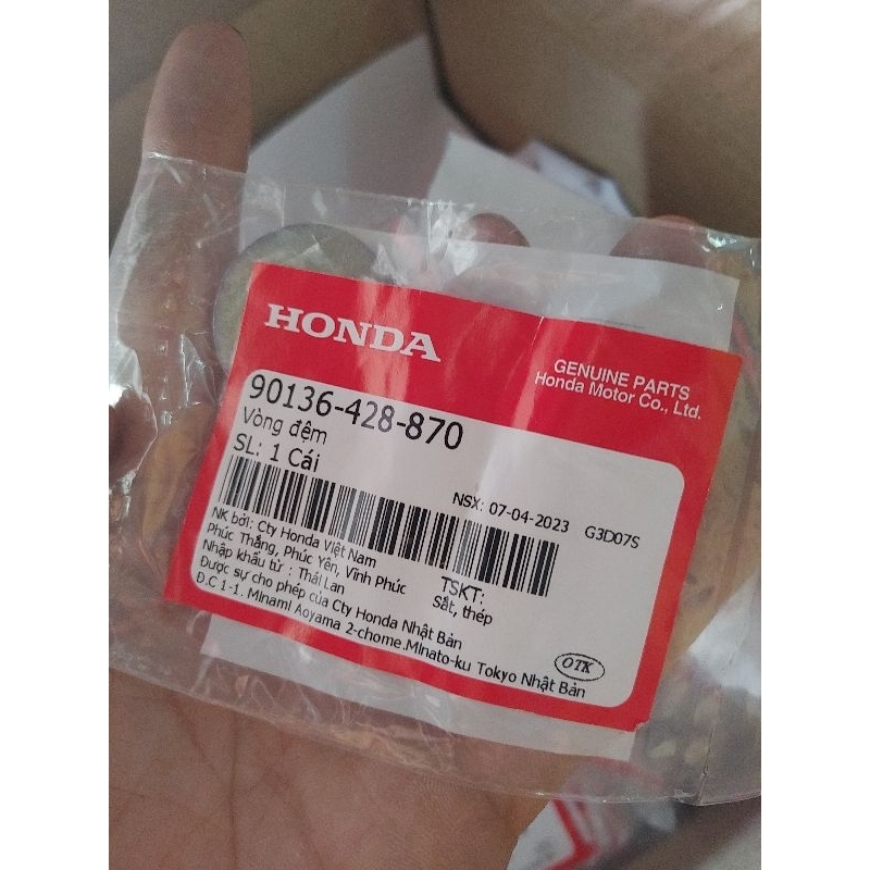 Bộ ốc bắt Yếm bửng Dream Zin hãng honda