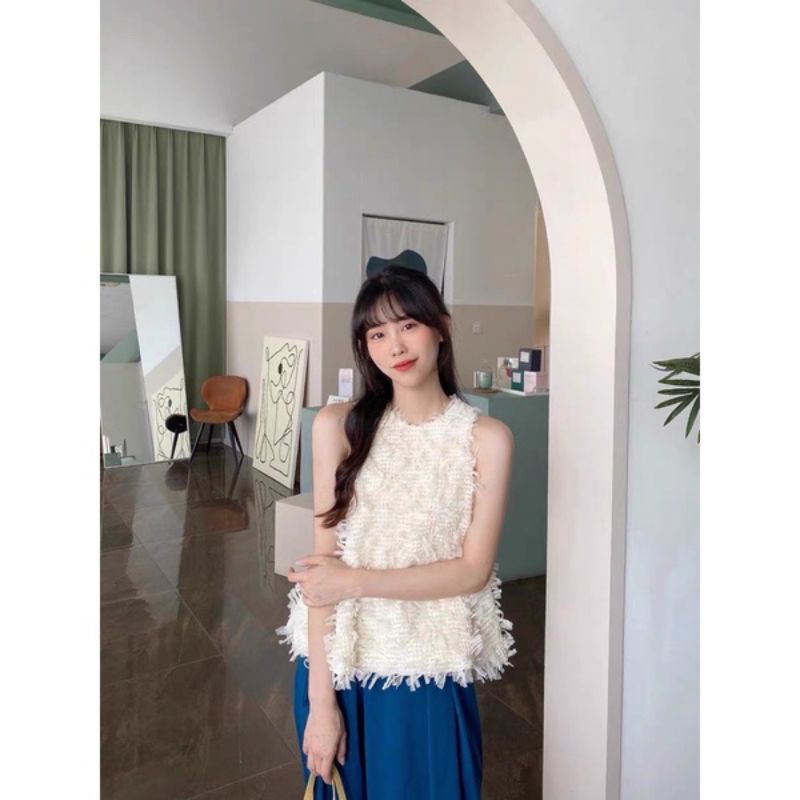 💋Áo sát nách ren tua rua siêu xinhhh❤️❤️