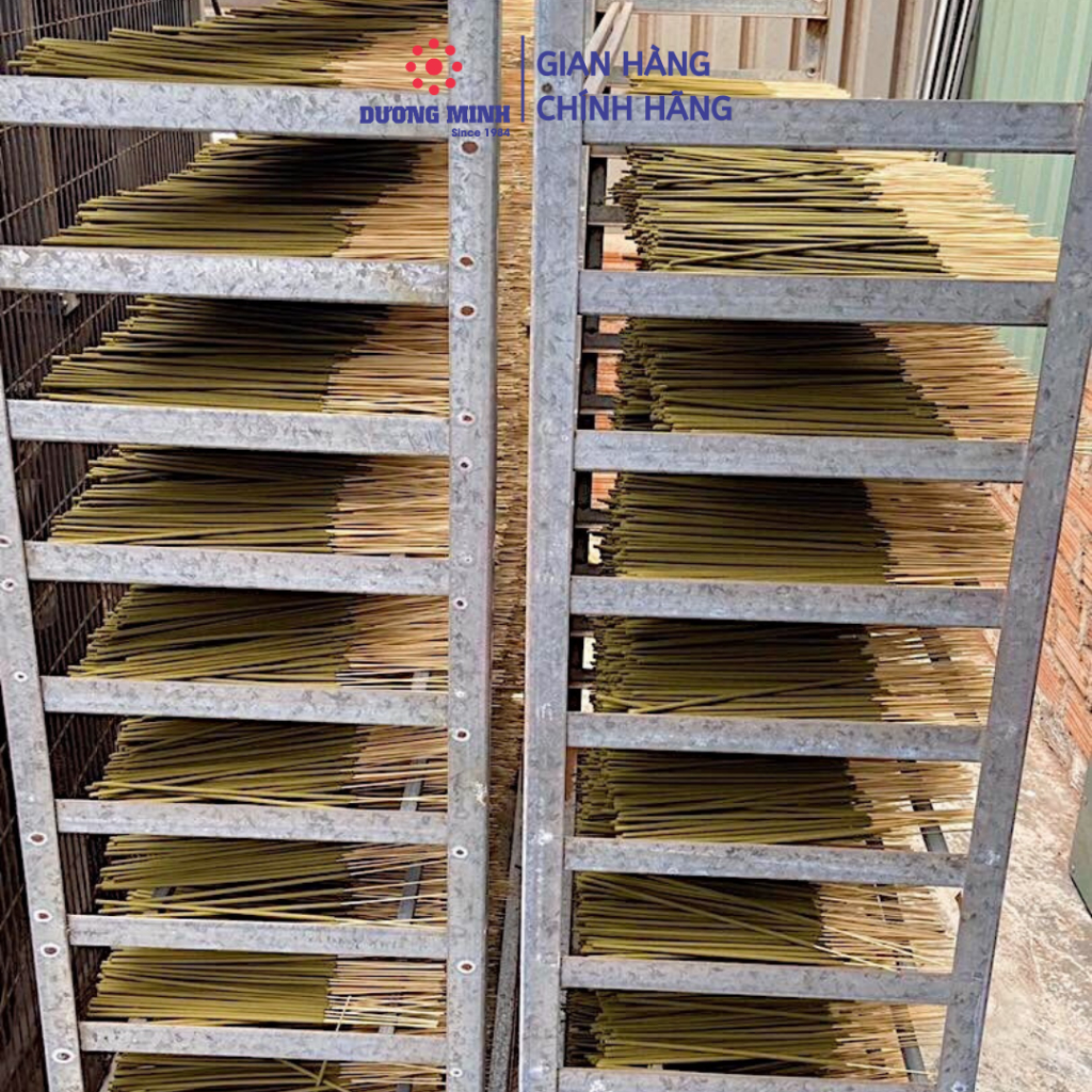 Nhang sạch thảo mộc bó 1kg Dương Minh 5 loại nhang quế, cam sả, bồ kết, khuynh diệp, thảo mộc