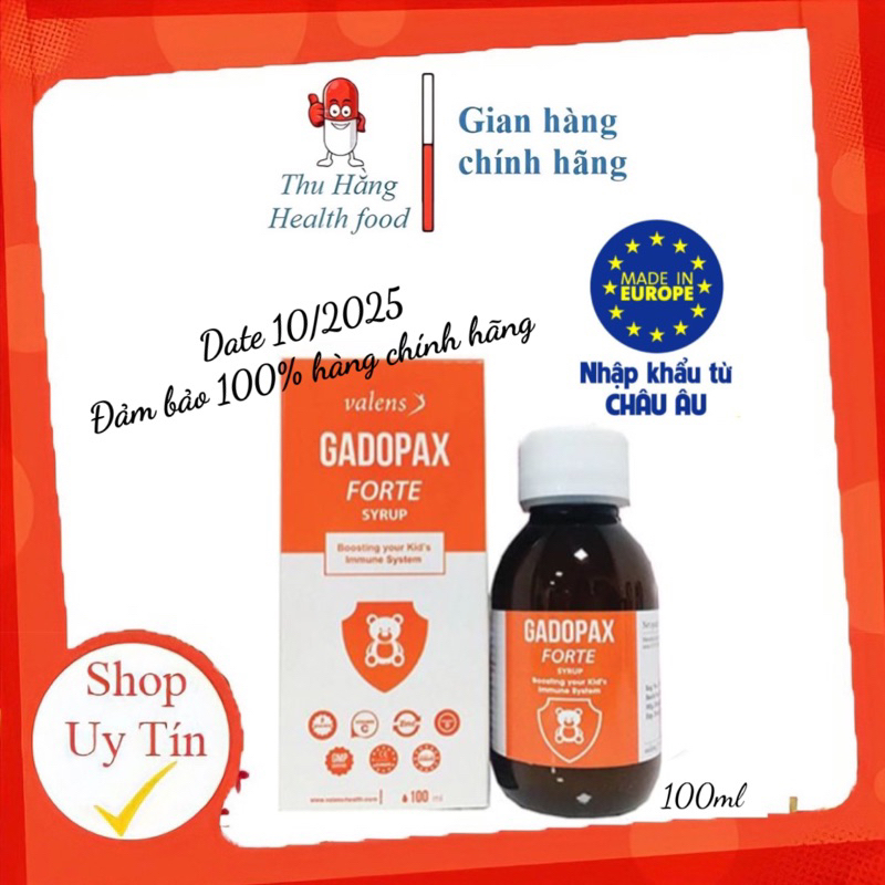siro GADOPAX hỗ trợ tăng sức đề kháng cho cơ thể CHINH HANG