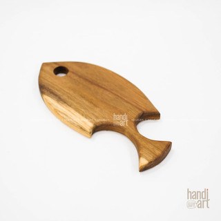 Thớt gỗ con cá, Thớt gỗ keo, Thớt gỗ decor
