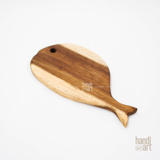 Thớt gỗ con cá, Thớt gỗ keo, Thớt gỗ decor