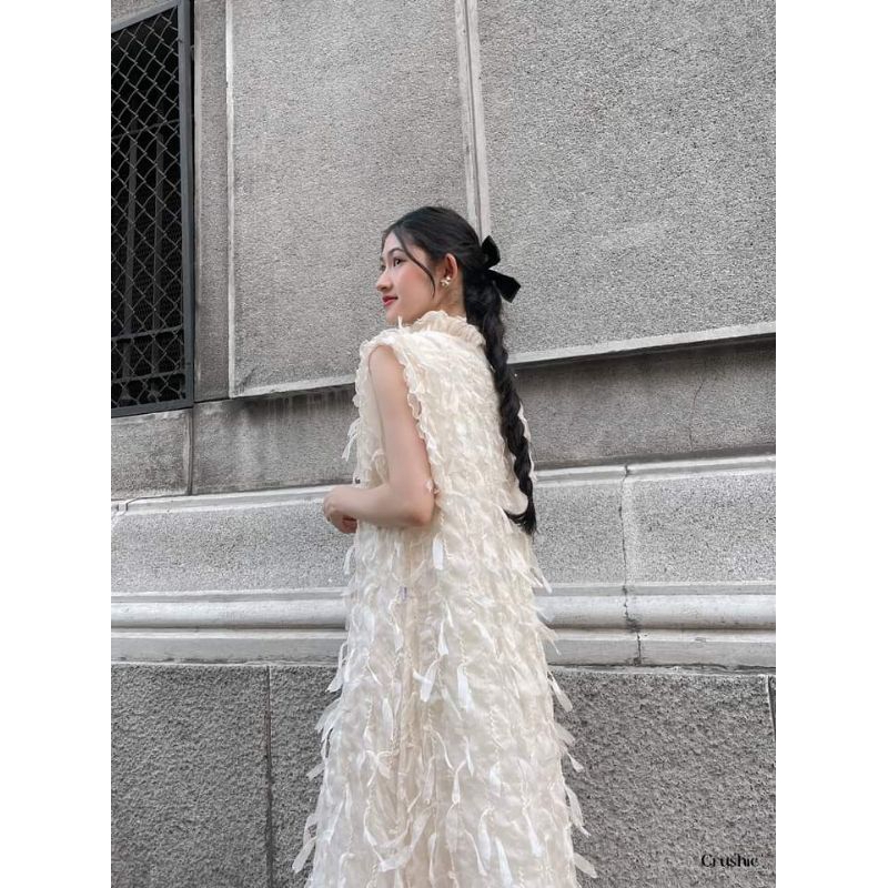 💋Váy xuông tơ tua rua bèo xinhh hết nấc🌸🌸
