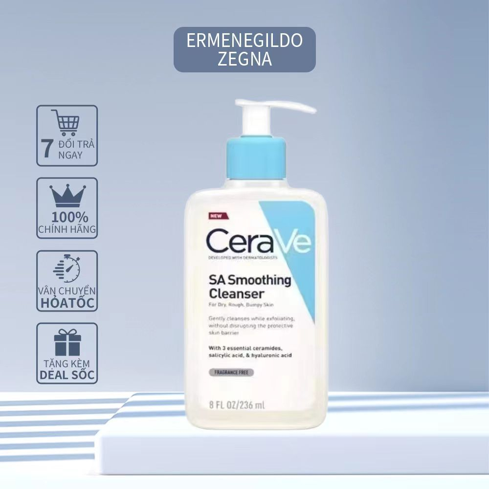 Sữa rửa mặt Cerave nội địa Pháp 236ml