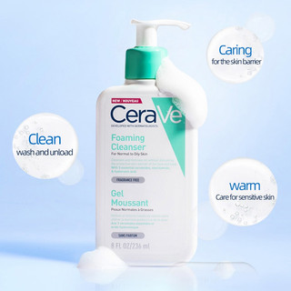 Sữa rửa mặt Cerave nội địa Pháp 236ml