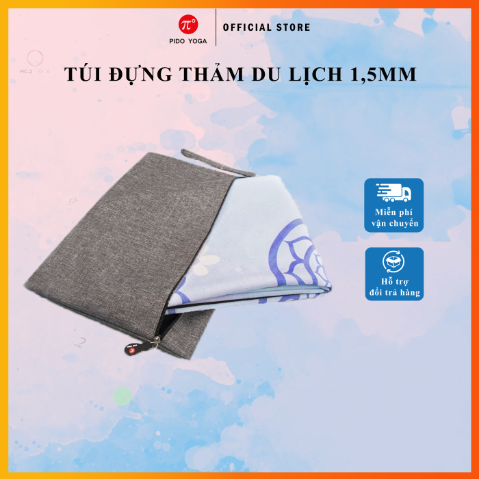 Túi đựng thảm Yoga Du lịch PIDO gấp vuông nhỏ gọn, tiện lợi