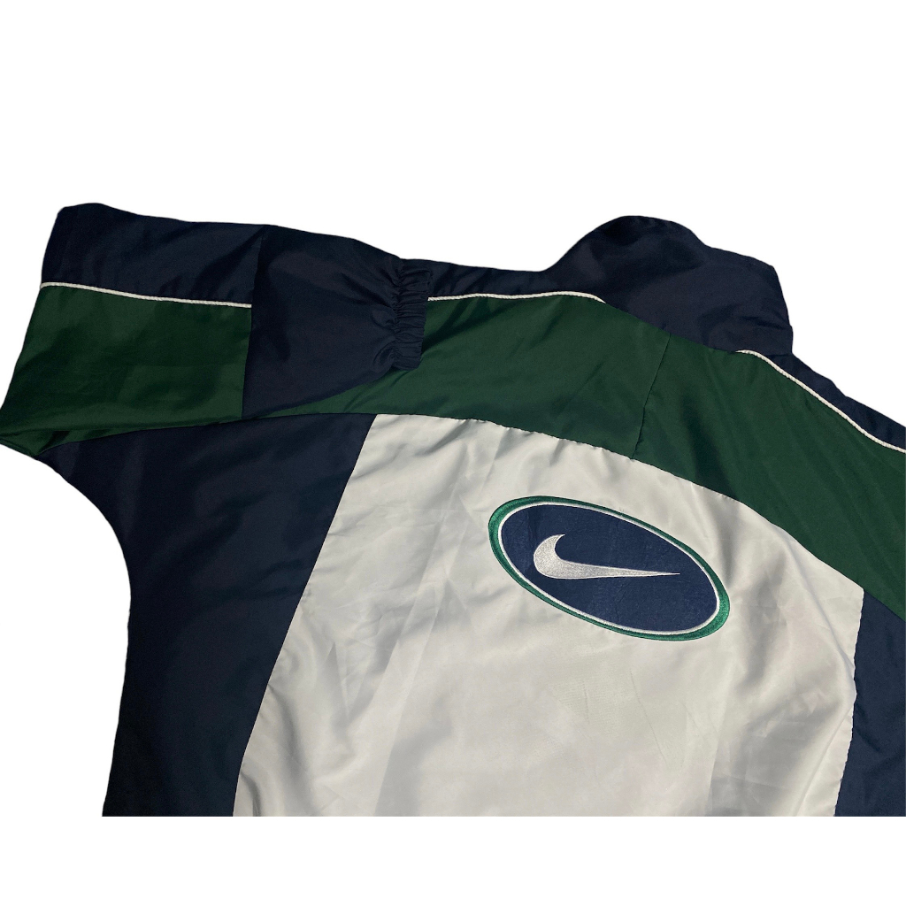 Áo Khoác Nike Vintage Xanh Lục Vải Cao Cấp 2 Lớp Dày Dặn FUNCI-004