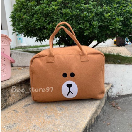 Túi du lịch gấu Brown