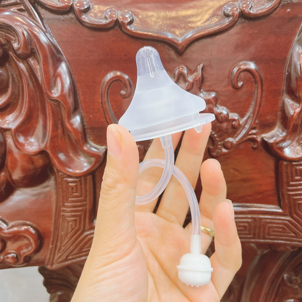Núm tập hút bộ chuyển đổi bình Moyuum có thể biến bình sữa Moyuum thành bình tập hút chống sặc tay cầm bình