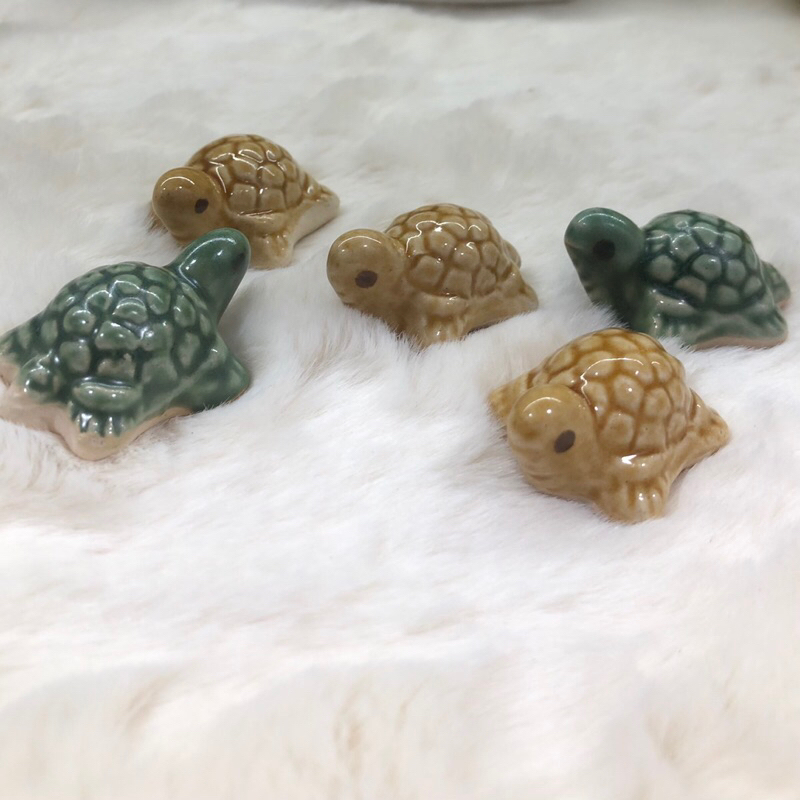 Rùa con mini decor bể cá khu sinh thái , chậu cây cảnh