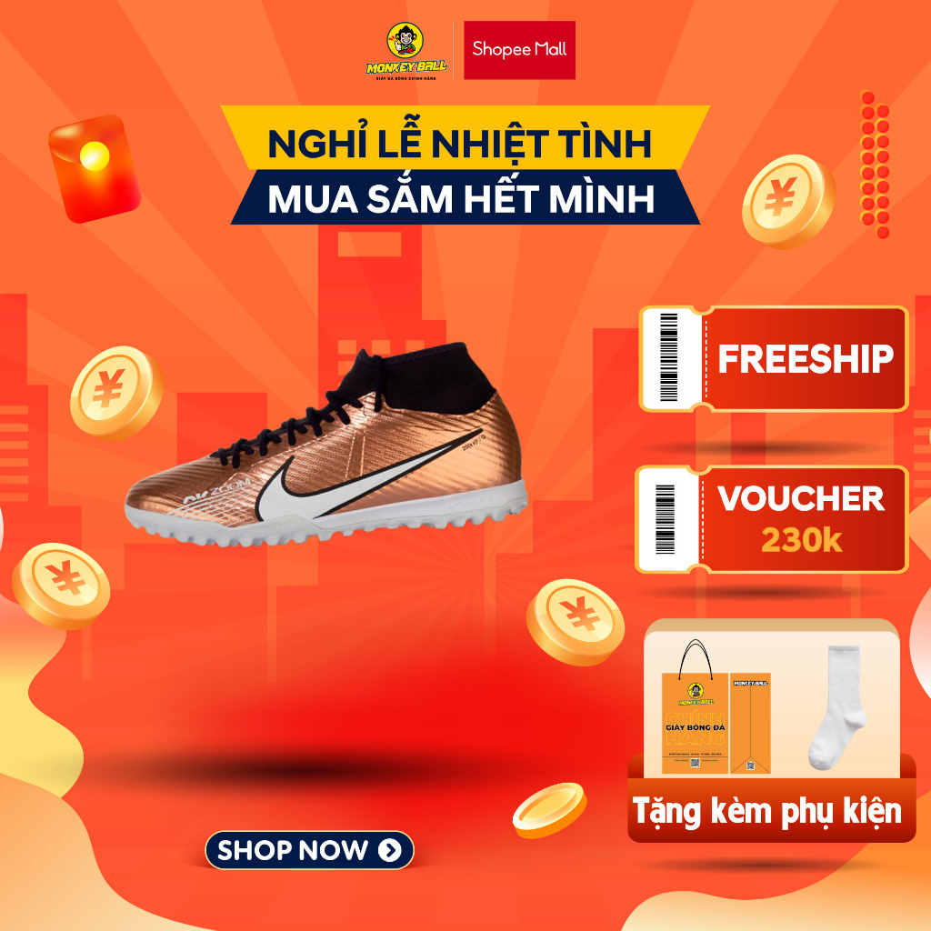 Giày Đá Bóng Nam_Nike Superfly 9 Academy “World Cup" TF Chính Hãng - Da Tổng Hợp