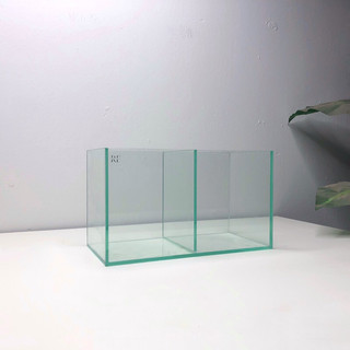 Bể Cá Mini Nuôi Cá Betta 24x12x14cm 2 Ngăn Cố Định | RF Aquarium