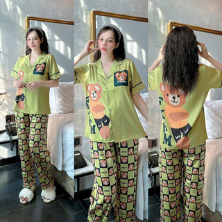Đồ bộ pijama lụa xước TK 2CE
