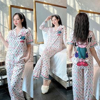 Đồ bộ pijama lụa xước TK 2CE