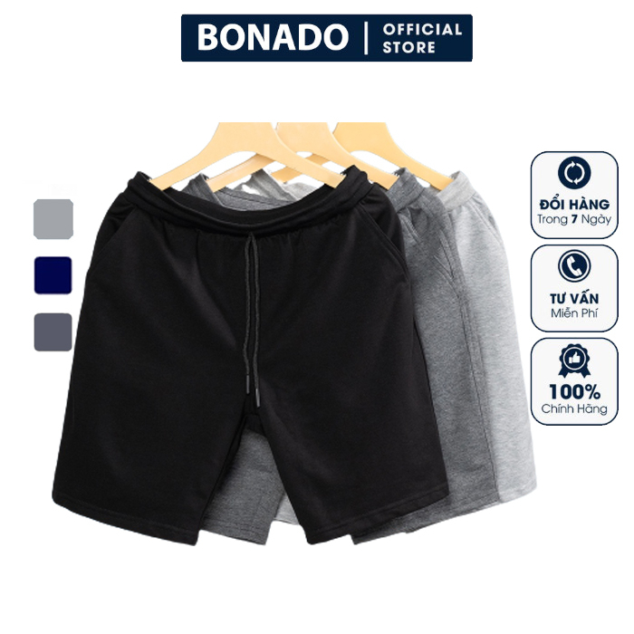 Quần short thể thao nam túi Basic cao cấp Bonado BN19 chọn màu