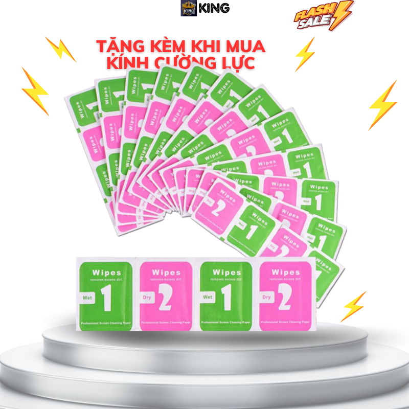 Giấy lau 1 2 cho Kính cường lực iphone KTMStore 5/5s/6/6s/7/7plus/8/8plus/plus/x/xr/xs/11/12/pro/max