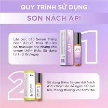 Son nách API, Khử mùi hôi nách API, Lăn khử mùi ngăn tiết mồ hôi 72h 10ml có che tên sản phẩm