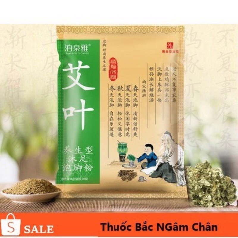 COMBO Túi 100 Gói Ngâm Chân Bắc Thảo Dược, Chính Hãng Đông Y Trung Hoa