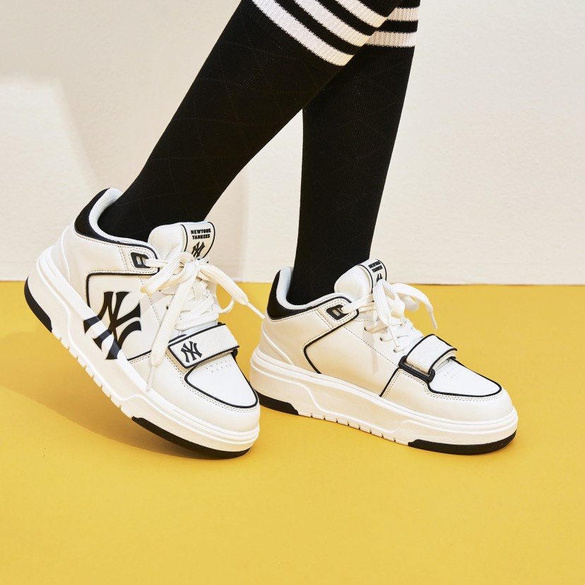 Giày Thể Thao MLB Chunky Liner Mid Monogram OFFWHITE Hót Trend 2023 Full Box Bill