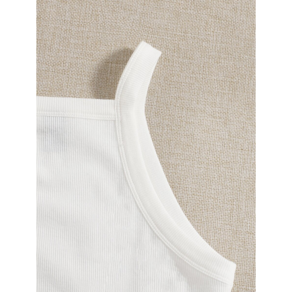 Áo yếm croptop màu trơn form basic JUNE.SG Áo croptop nhiều màu basic Áo 2 dây ôm body D024