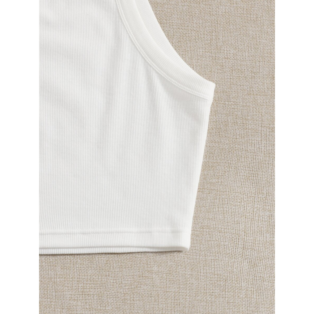 Áo yếm croptop màu trơn form basic JUNE.SG Áo croptop nhiều màu basic Áo 2 dây ôm body D024