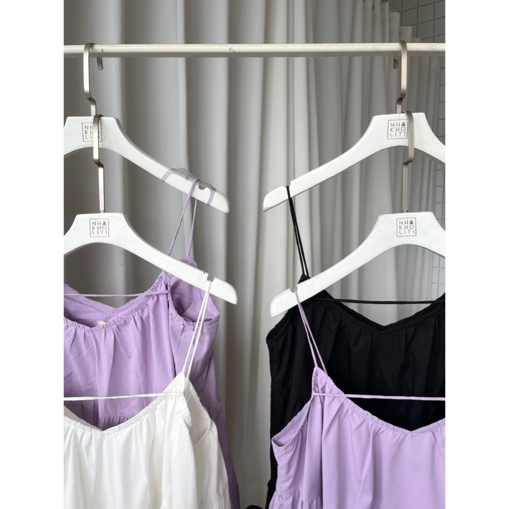 Đầm 2 dây babydoll tầng đi biển TK - DTK158