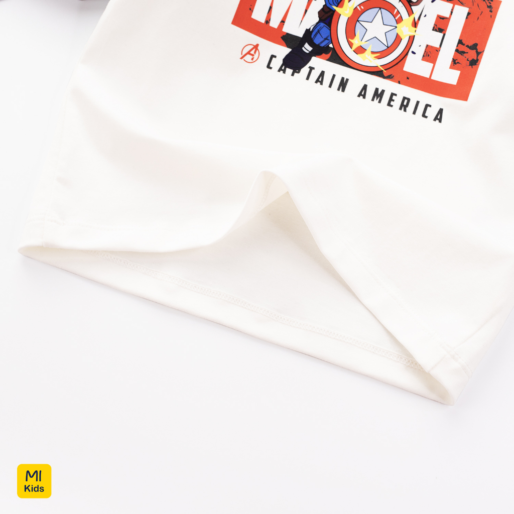 Áo Phông Cho Bé Họa tiết Siêu Nhân Chất thun Cotton Co Giãn Mềm Mại Mặc Hè Thoáng Mát -  Quần Áo Trẻ Em MIKIDS
