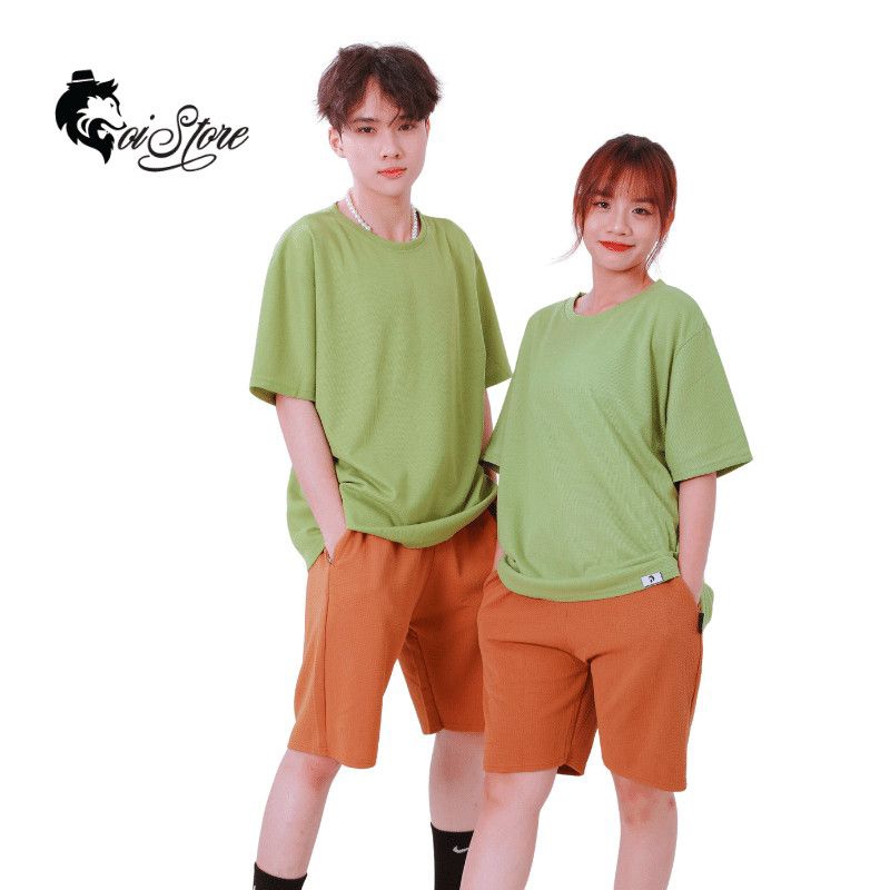 40-100KG Quần Short Đùi Nam Nữ Bigsize Sói Store thun cotton xốp co giãn 6 màu