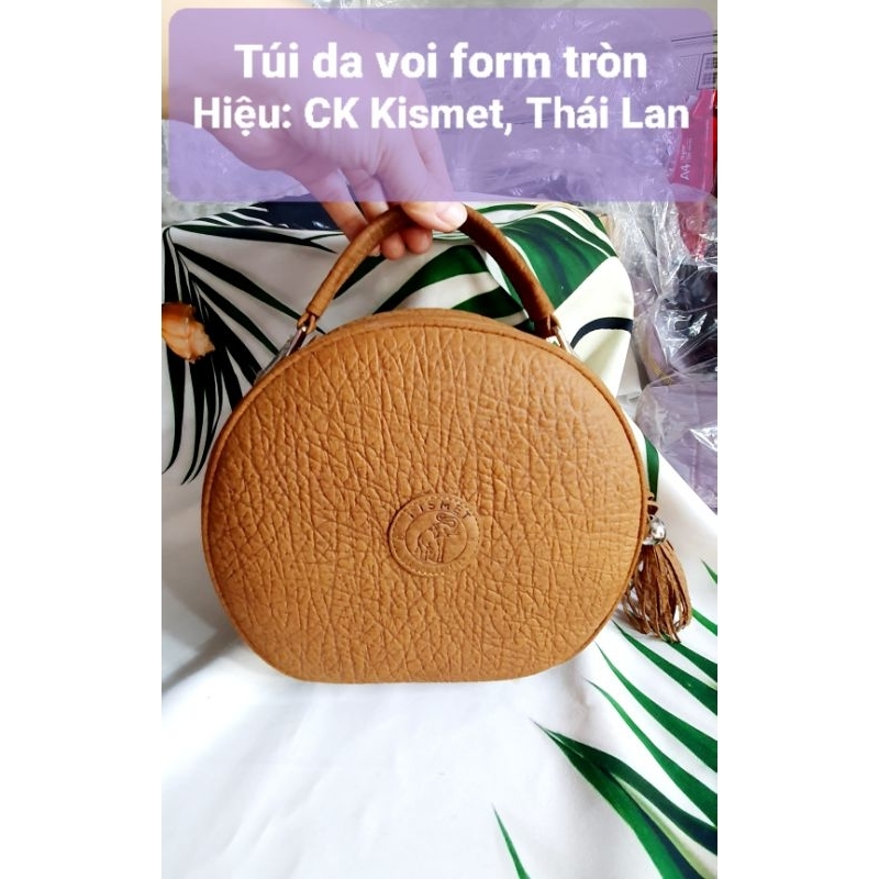 Túi Da Voi Dáng Tròn