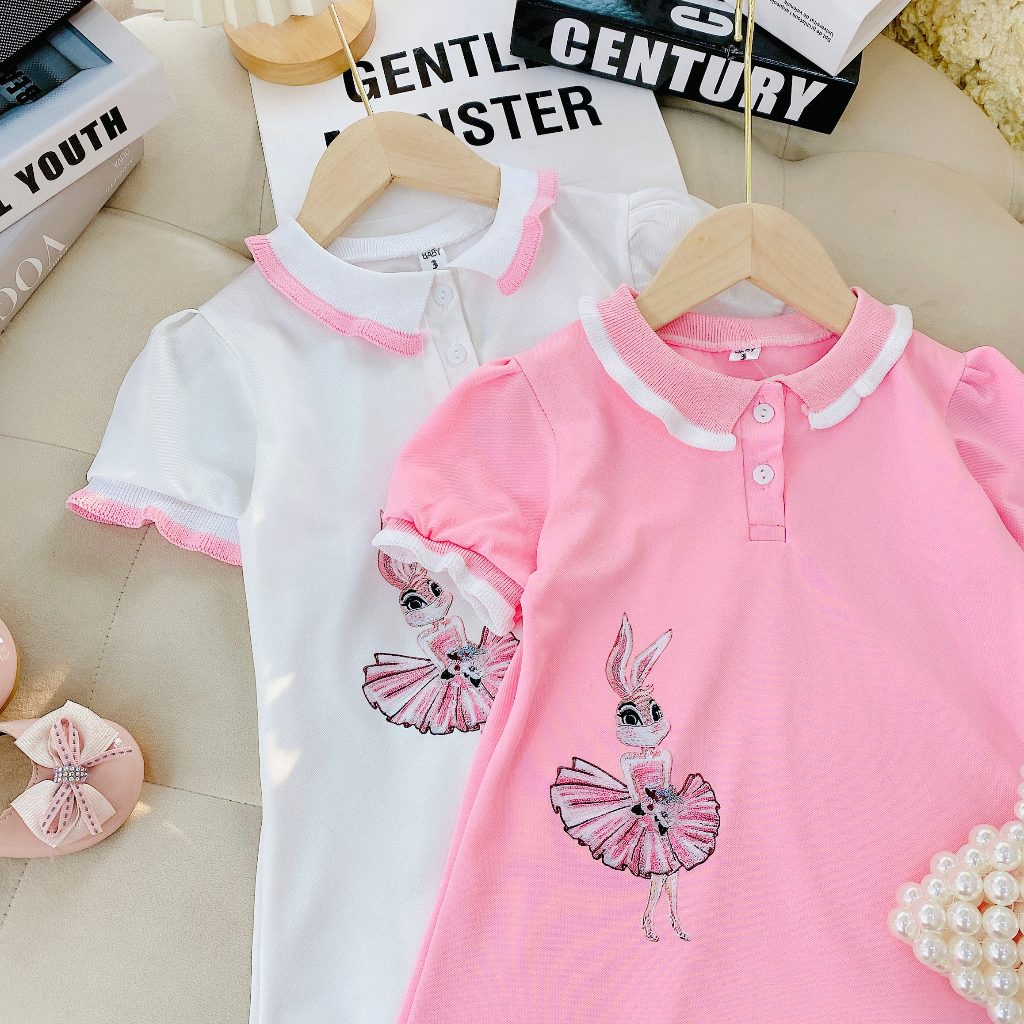 Váy Bé Gái, Váy Đầm Polo Siêu Đẹp Mẫu Mới Cho Bé Gái Từ 10 - 25kg