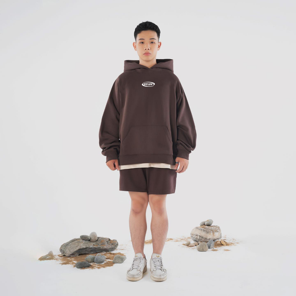 Áo hoodie RELUV Local Brand unisex nỉ ngoại basic 5 màu - Áo khoác nỉ nam nữ unisex basic - RELUV.STUDIO