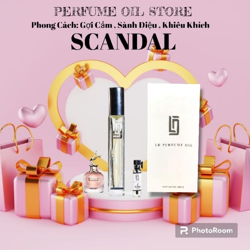Tinh Dầu Nước Hoa SCANDAL 12ml - LD PERFUME OIL , Gợi Cảm , Sành Điệu , Thu Hút , LD26 , Nước Hoa Chiết