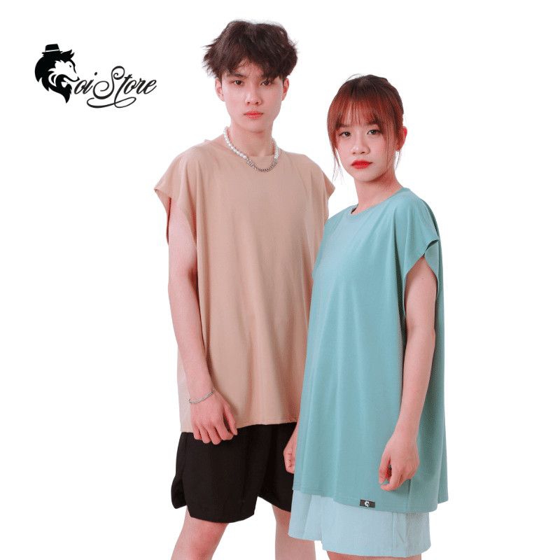 Áo ba lỗ/sát nách/tanktop nam nữ 40-105kg Sói Store bigsize thun TC co giãn 5 màu