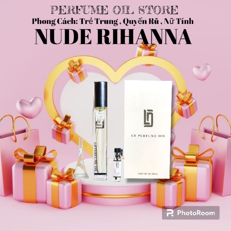 Tinh Dầu Nước Hoa NUDE RIHANNA 12ml - LD PERFUME OIL , Trẻ Trung , Quyến Rũ , Nữ Tính , LD28 , Nước Hoa Chiết
