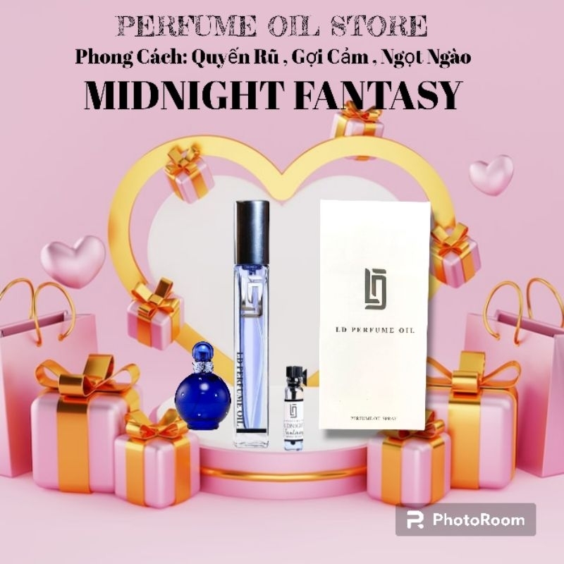 Tinh Dầu Nước Hoa MIDNIGHT FANTASY 12ml - LD PERFUME OIL , Quyến Rũ , Gợi Cảm , Ngọt Ngào , LD34 , Nước Hoa Chiết