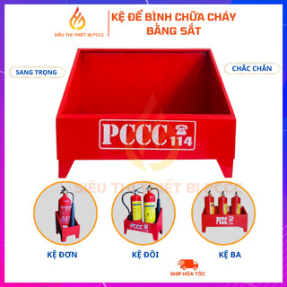 Kệ để bình chữa cháy, đế để bình chữa cháy siêu nhẹ, bền dùng cho bình bột 4kg 8kg,bình khí 3kg, 5kg