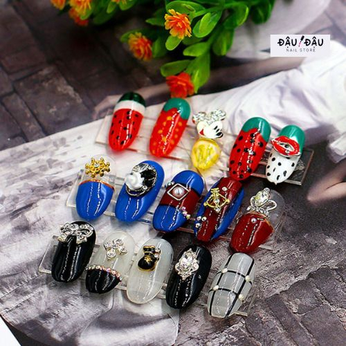 Set 5 thanh trưng bày mẫu nail Hàn Quốc - Phụ kiện làm nail chuyên nghiệp giá rẻ