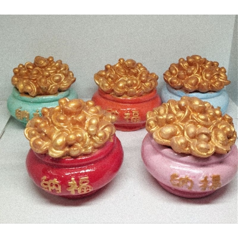 combo 5 hũ vàng chiêu tài theo ngũ hành