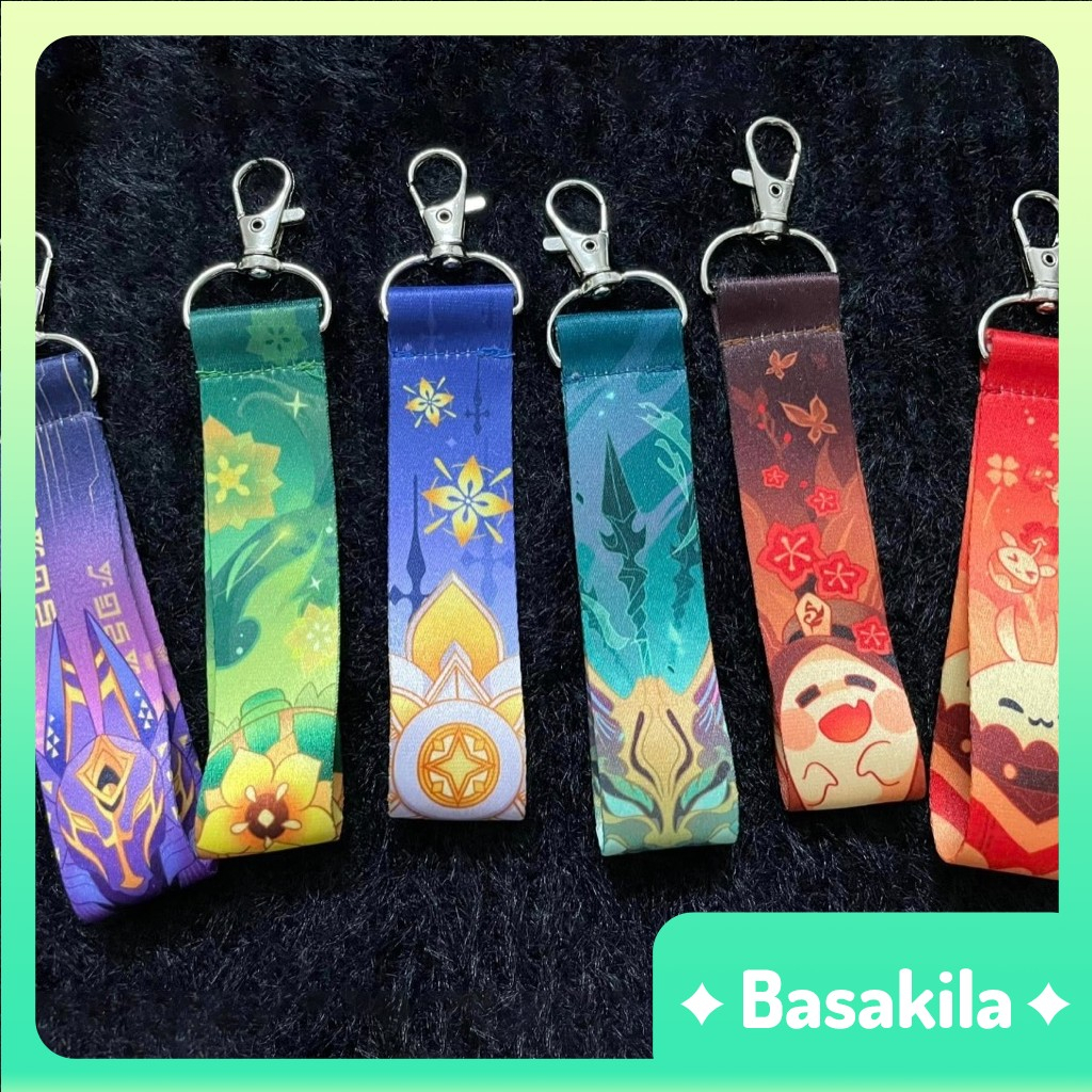 Dây treo móc khoá strap Genshin Impact