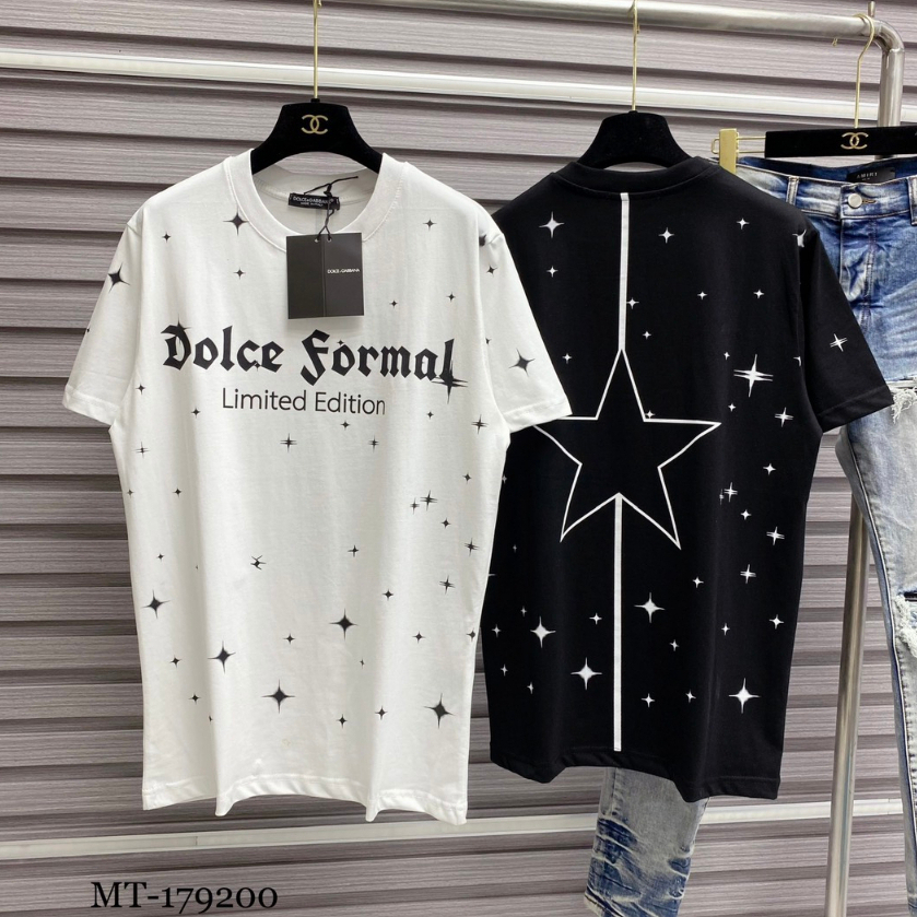 Áo Phông Dolce . Áo Thun Nam Nữ Dolce Formal limidted.Áo Phông Dolce Lever. Áo DG Sao Unisex Form Rộng Siêu Hot 2023