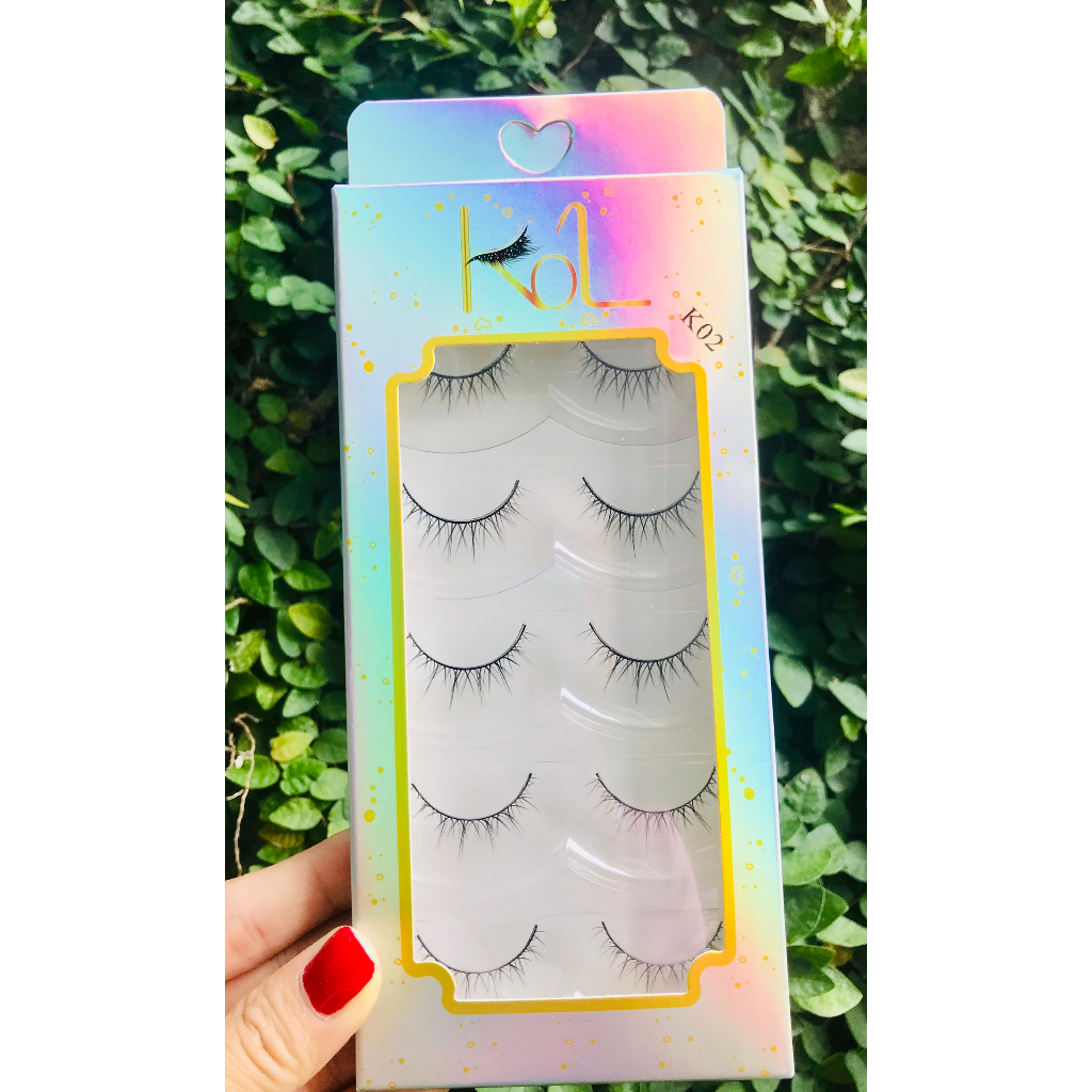 Lông mi giả tự nhiên, cao cấp 5 cặp KOL -Gimishop
